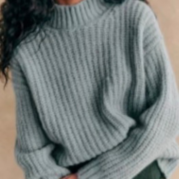 Sezane Josepha Jumper Frosted Blue - Size S - Picture 1 of 4